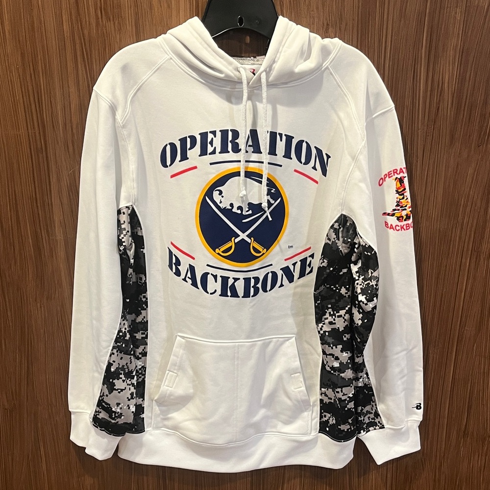 Badger Sport Buffalo Sabers Operation Backbone Hoodie